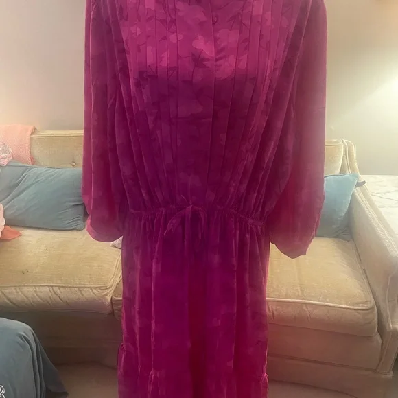 NWT Clever Floral Midi Dress 2X - Picture 9 of 9